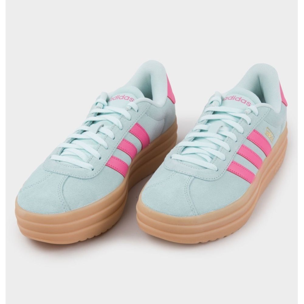 ADIDAS VL Court Bold Womens Platform Shoes! - Picture 2 of 5
